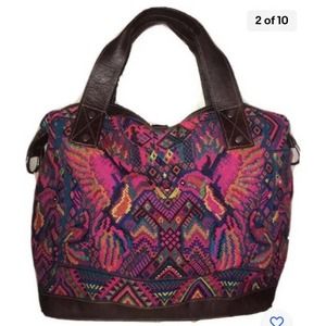 New Huipil Guatemalan Artisan Convertible Bag Backpack Tote Purse